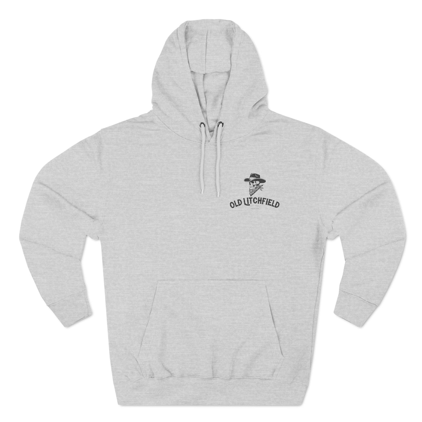 Three-Panel Fleece Hoodie