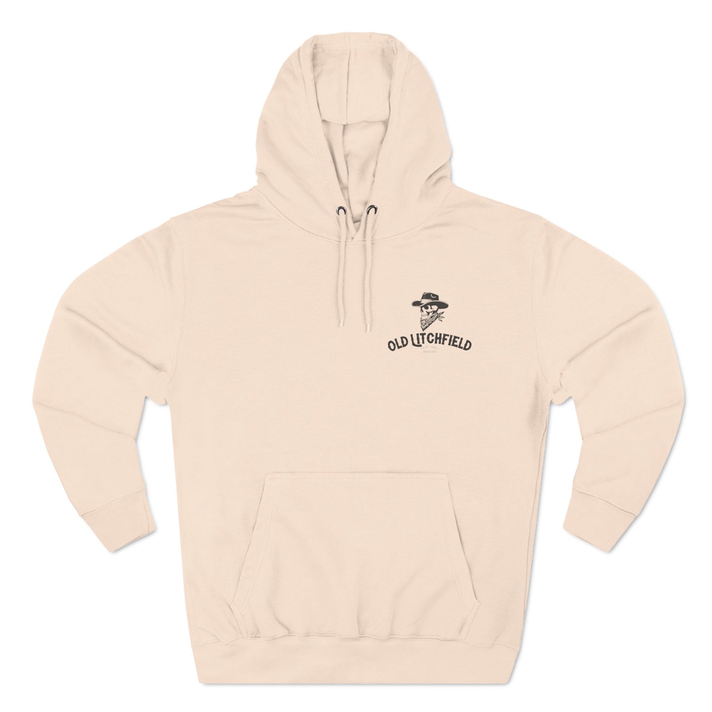 Three-Panel Fleece Hoodie